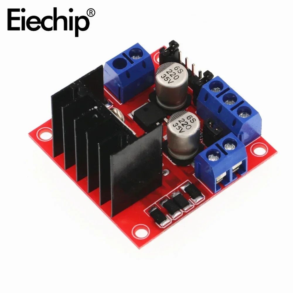 L298N Driver Board Module L298 Stepper Motor Smart Car Robot Breadboard Peltier High Power Motor Controller