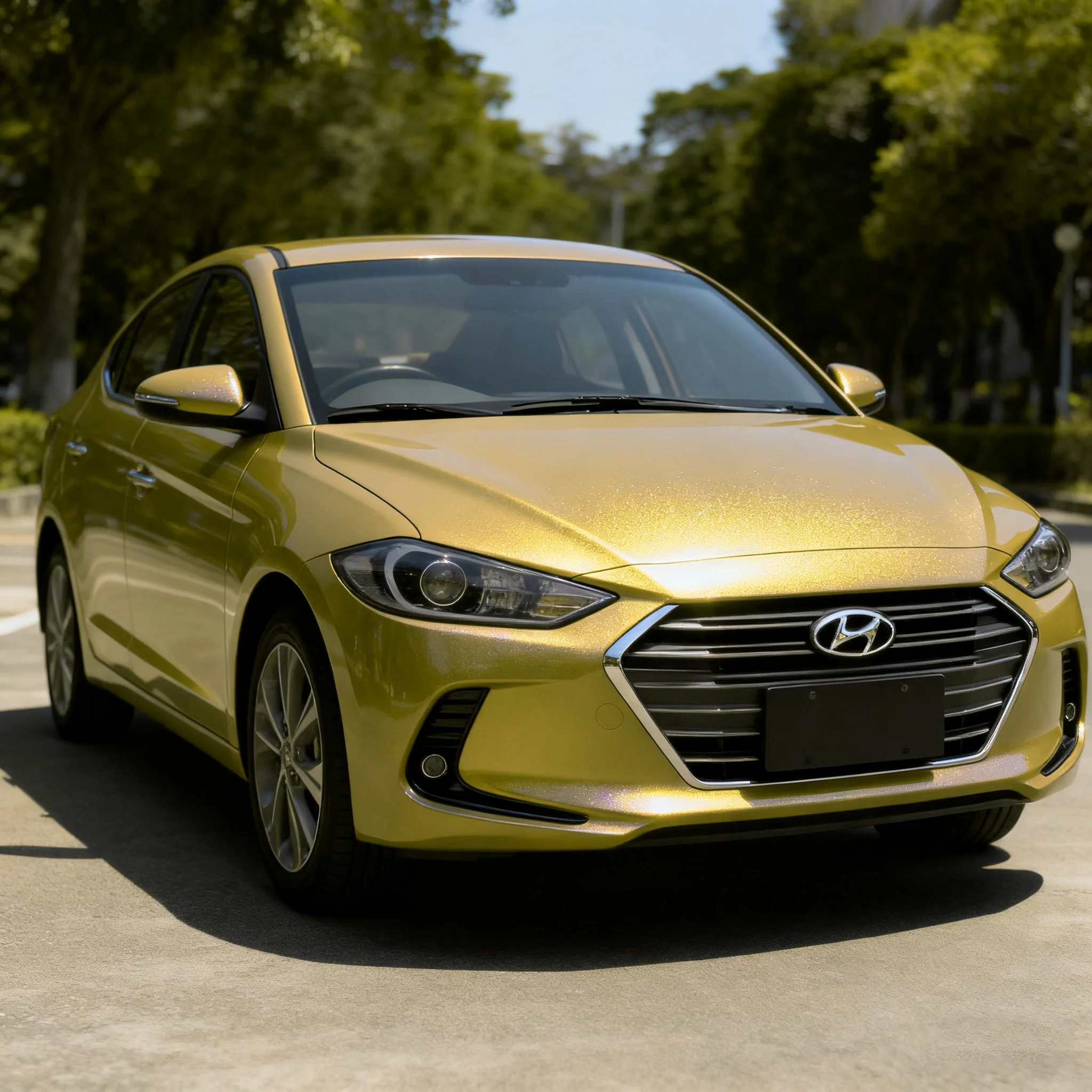 

Глянцевая кава-хамелеон, желтая автомобильная наклейка, виниловая пленка, автомобильная пленка для изменения цвета кузова, водонепроницаемая, против царапин, для выпуска воздуха