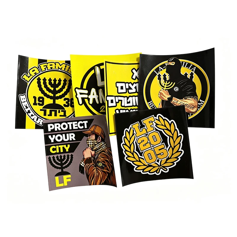 18*18cm Big Size La Familia LF2005 Beitar JERUSALEM Decoration Stikers for Bag Cup Wall Fridge