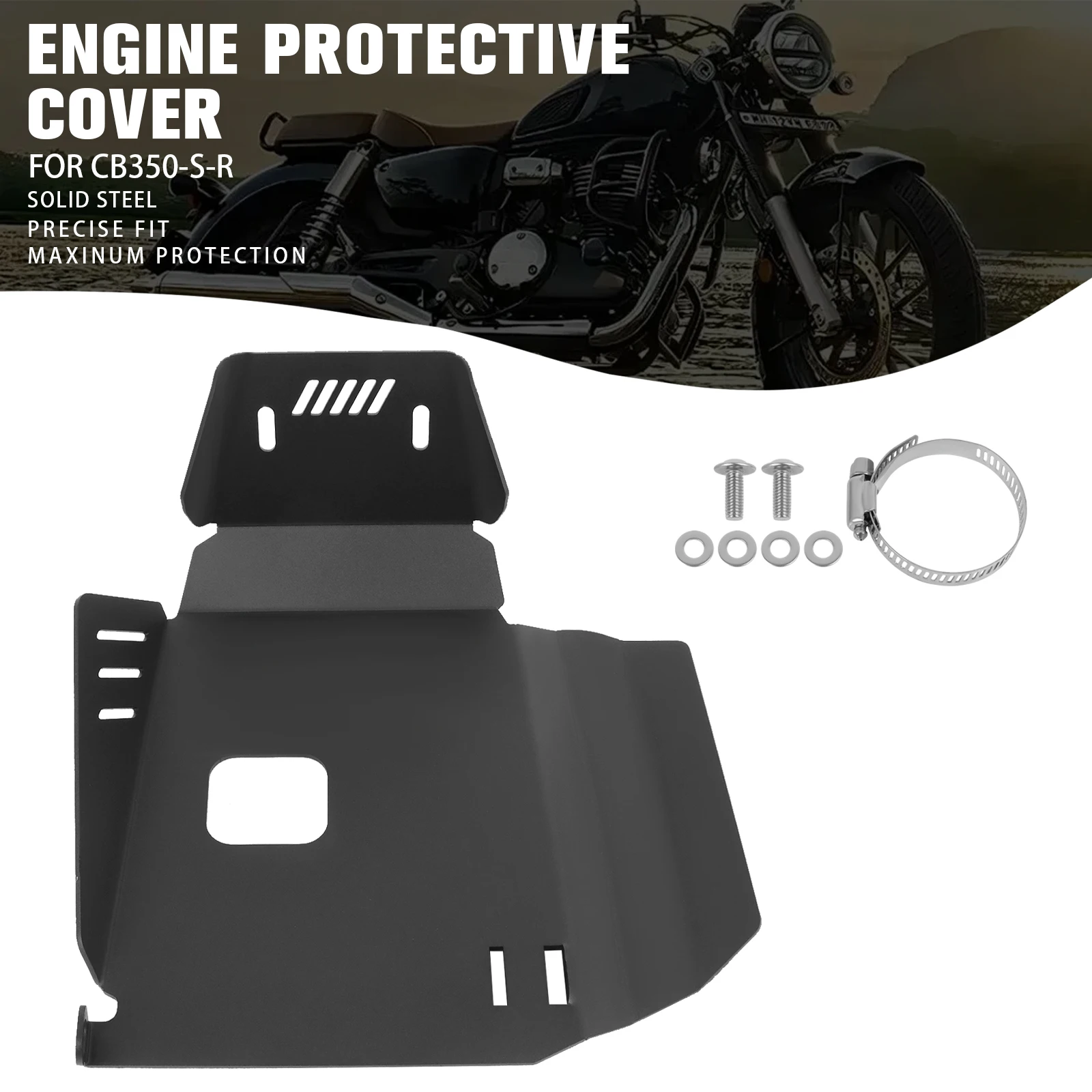 

CB350S Motorcycle Chassis Engine Guard Bottom Skid Plate Lower Engine Protection Cover For HONDA CB 350S CB 350 S 2021 2022