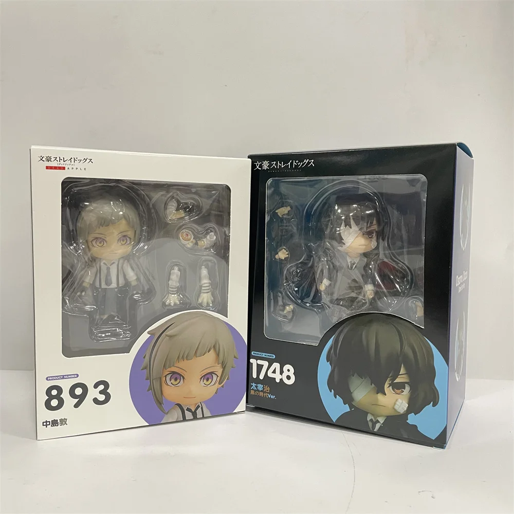 Bungo Stray Dogs Action Figures  Nakajima Atsushi 893 Dazai Osamu 1748 Anime Figure Model Cute Toys for Children PVC Collector