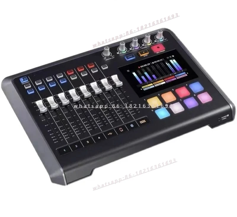 1644new  Live Workstation USB Sound Card Mixer Mobile Effect Mixcast4