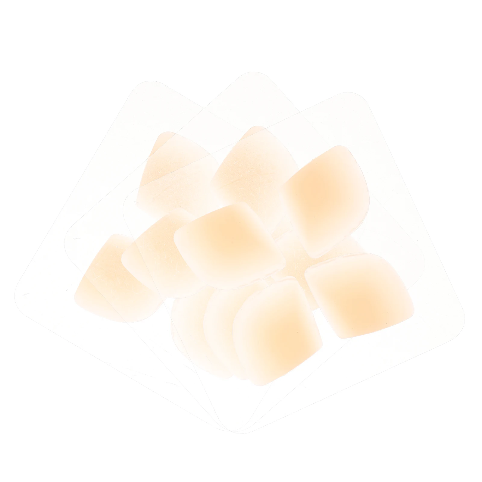 

12pcs Silicone Ear Stickers Transparent Shaping Lift Patches Boxed Ear Support Corrector Face Contour