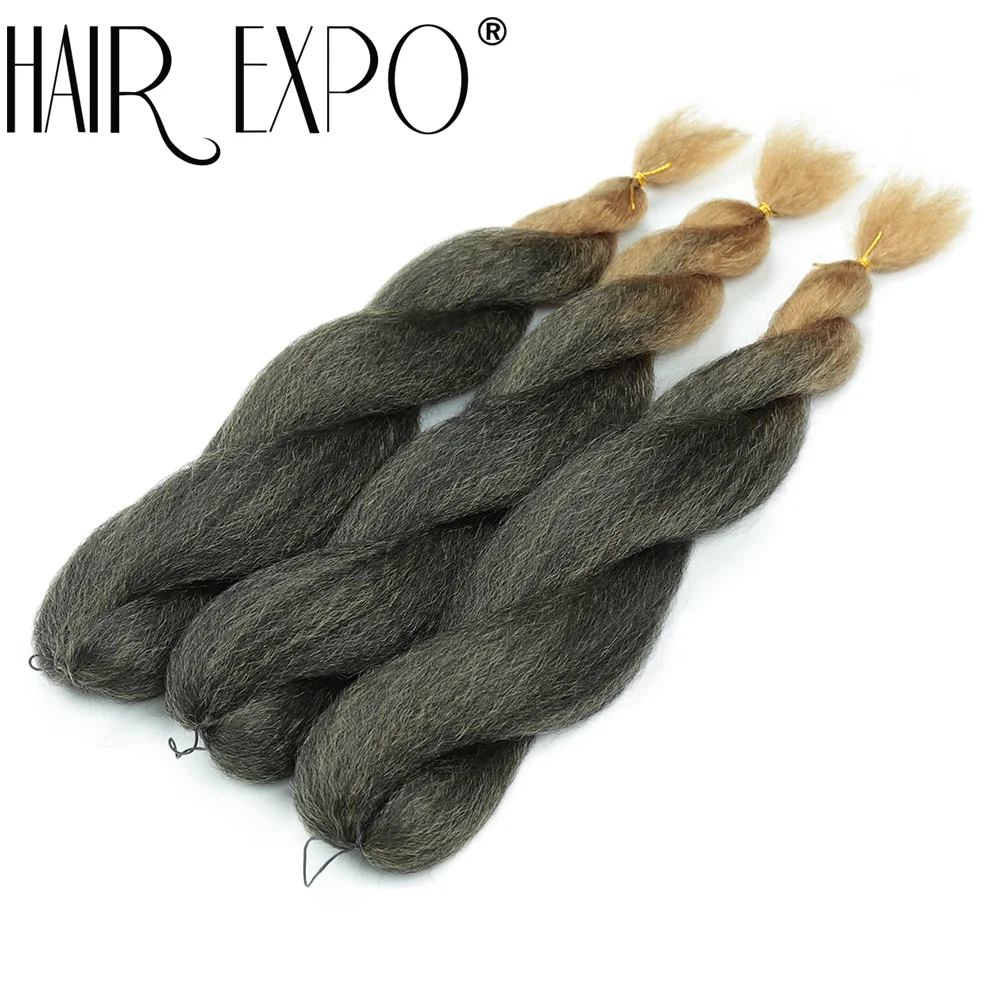 26 Zoll Vixen Crochet Bulk Hair Synthetische Jumbo Braids Flauschiges Yaki Glattes Crochet Haar Afro Kinky Curly Flechthaarverlängerung – Detail 20