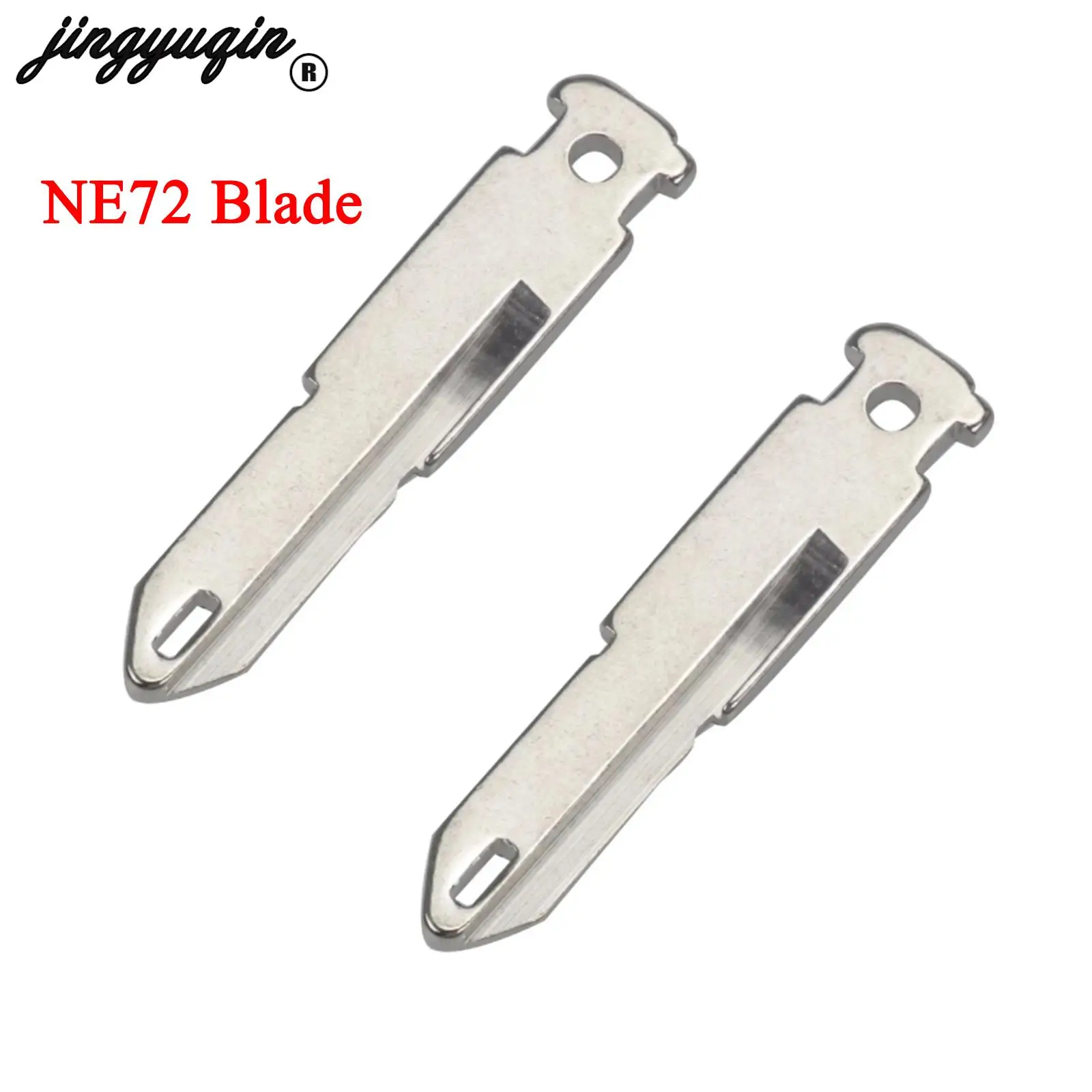 jingyuqin Replacement NE72 Blade For Renault Duster Logan Fluence Clio Peugeot 206 306 406 106 Citroen Car Key