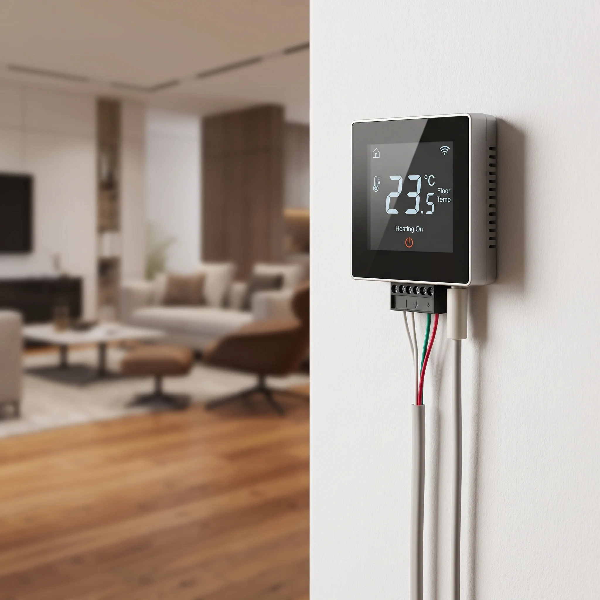 Long 10K Floor Heating For Sensor Probe Compatible with Thermostats for Indoor Outdoor and Pipeline Water Temperature Sensing