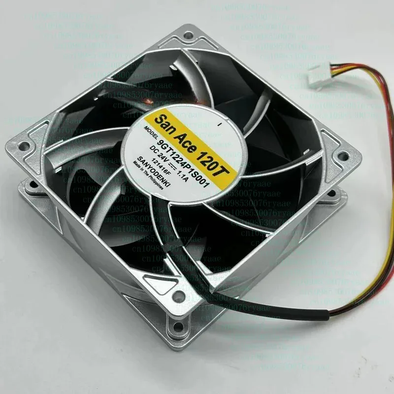 

for Sanyo Denki 9GT1224P1S001 DC 24V 1.1A 120x120x38mm 4-Wire Server Cooling Fan