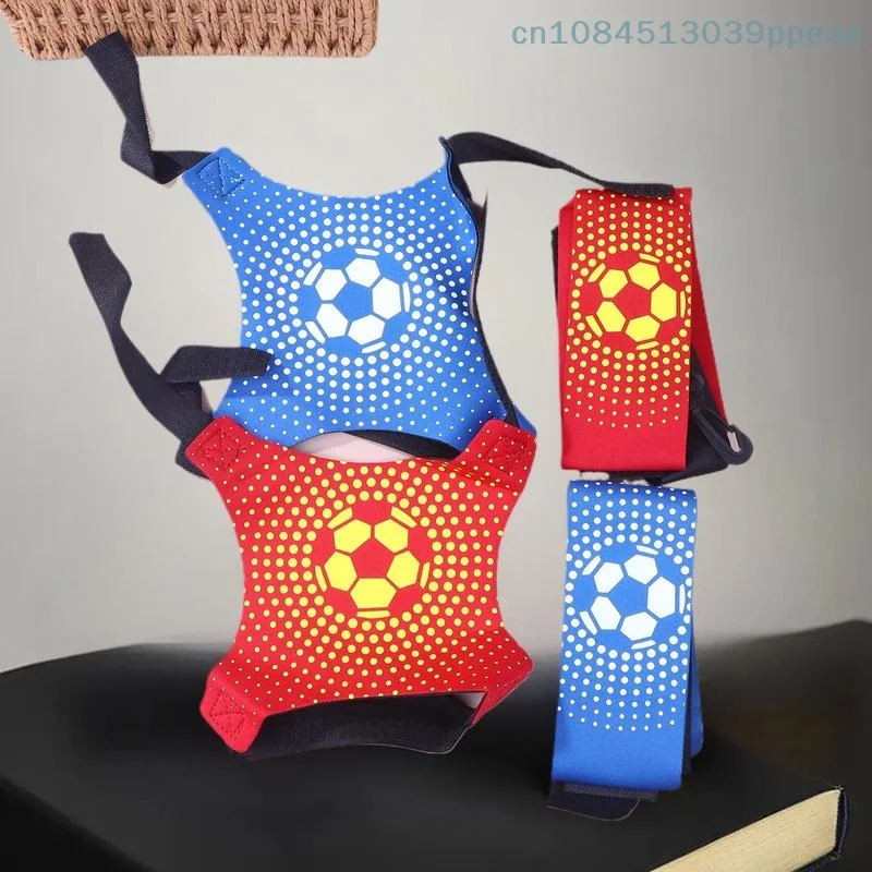 ถุงซ้อมฟุตบอลสำหรับฝึกควบคุมลูกบอล อุปกรณ์ฝึกซ้อมฟุตบอลสำหรับนักเรียนระดับประถมศึกษาและมัธยมศึกษา เข็มขัดฝึกซ้อมฟุตบอล