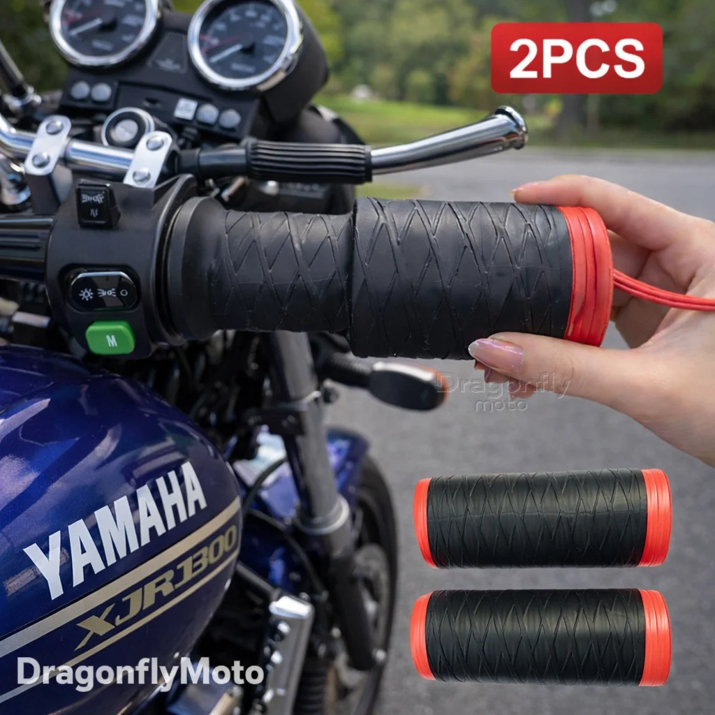 Motorcycle Silicone Handlebar Cover For YAMAHA XJR 1300 XJR1300 1998-2008 Self Shrinking Non-Slip Motorcycles Grip Covers Sleeve