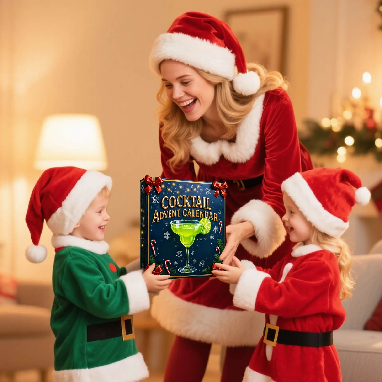 Nachtlicht-Timer 2025, Urlaubskalender mit 24 Acryl-Anhängern, geeignet für verschiedene Partyzubehör, Heizungs-Timer, 20 Ampere