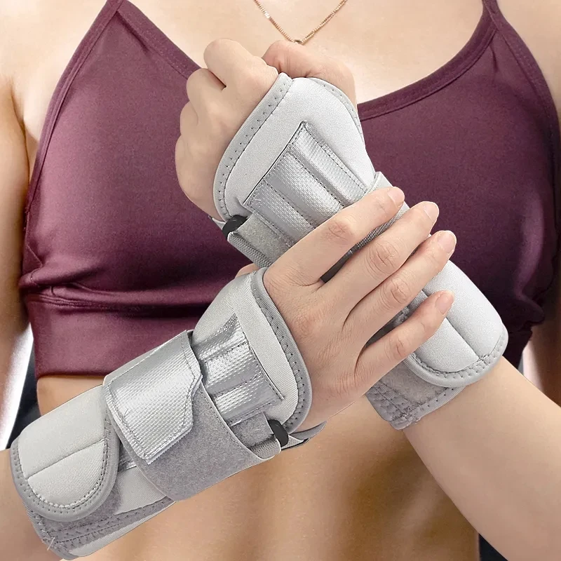 Sports Wrist Guard Adjustable Steel Plate Wrist Guard Mouse Hand Fixed Joint Anti sprain Removable Wrist Guard