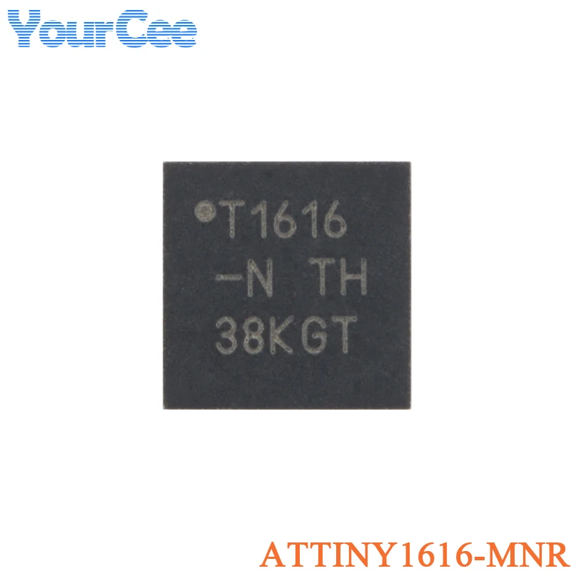 10pcs/1pc ATTINY1616-MNR QFN-20 ATTINY1616 tinyAVR 1 Series Microcontroller Chip IC Integrated Circuit Chip