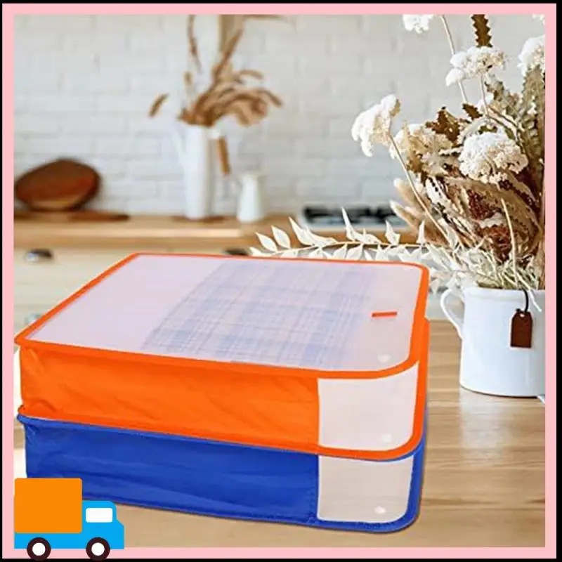 4 Stuks 15,8 X 13 X 3 Inch Scrapbook Papier Organizer Box, Uitbreidbaar Papier Folio12 X 12 Vellen, Voor Cardstock Gemakkelijk Te Gebruiken