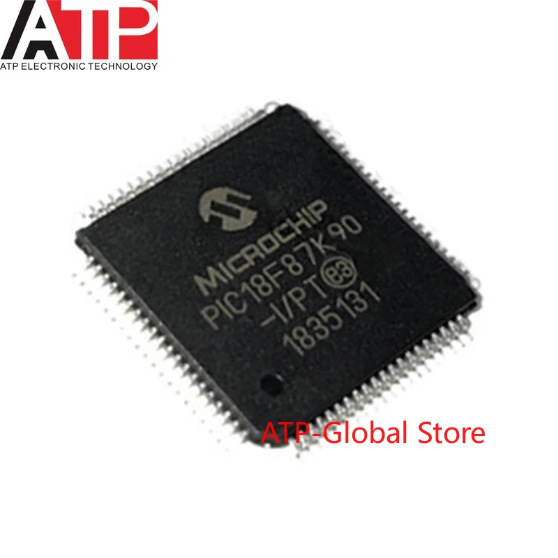 

Free shipping 1-10 Pieces PIC18F87K90-I/PT TQFP-80 PIC18F87K90 Microcontroller Chip IC Integrated Circuit Brand New Original