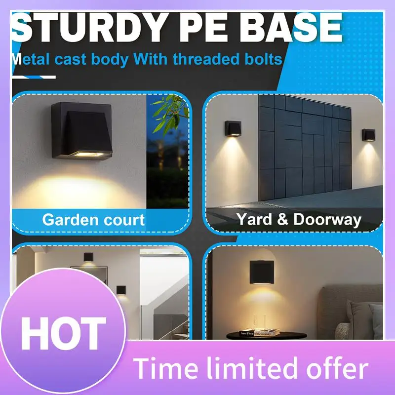 

B69C 5W Modern LED Wall Light Outdoor Waterproof Wall Lamp Perfect For Corridor Courtyard Gate Terrace Balcony Garden