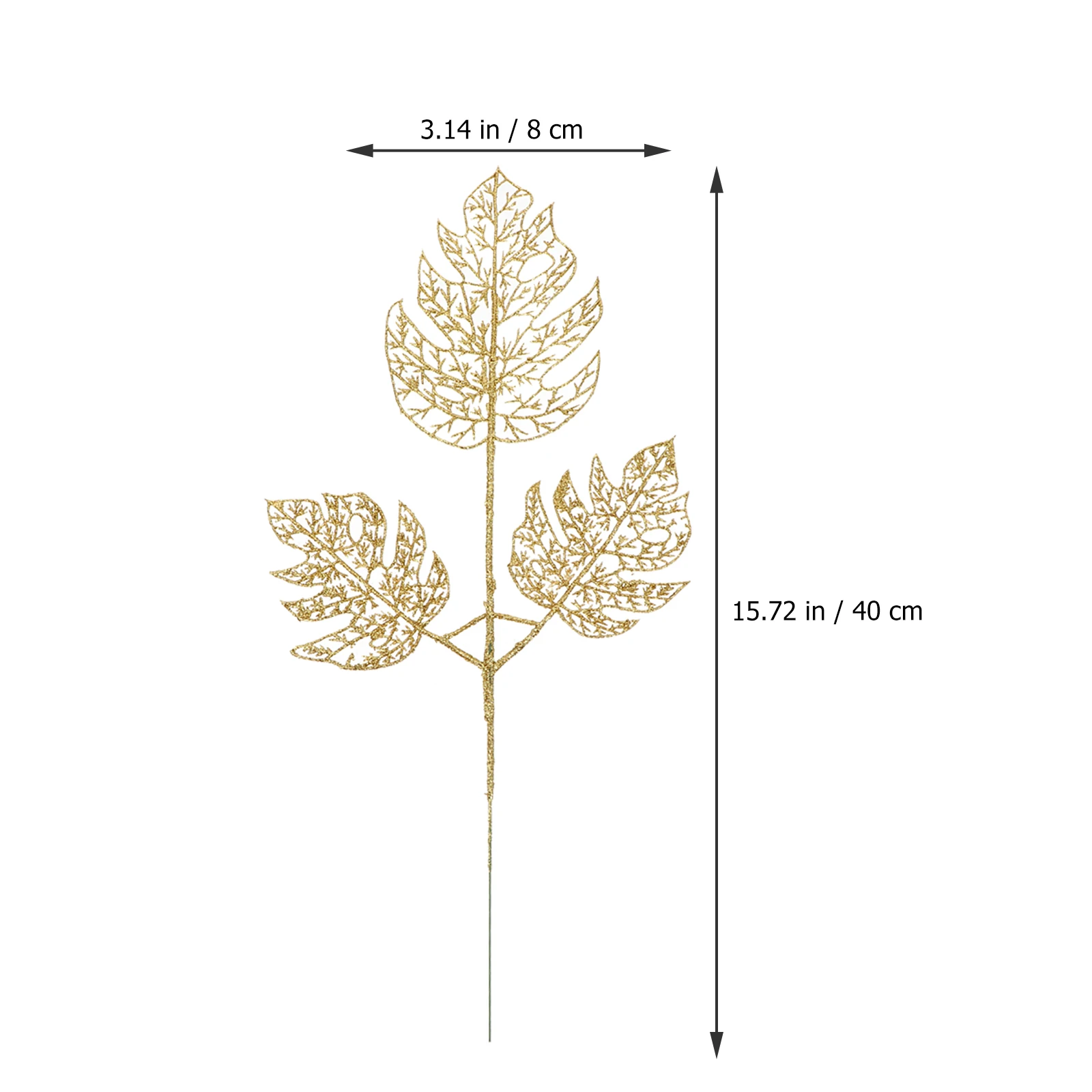 

Christmas Glitter Leaves Xmas Glitter Leaf Glittered Leaf Glitter Leaf Decor Christmas Fake Leaf