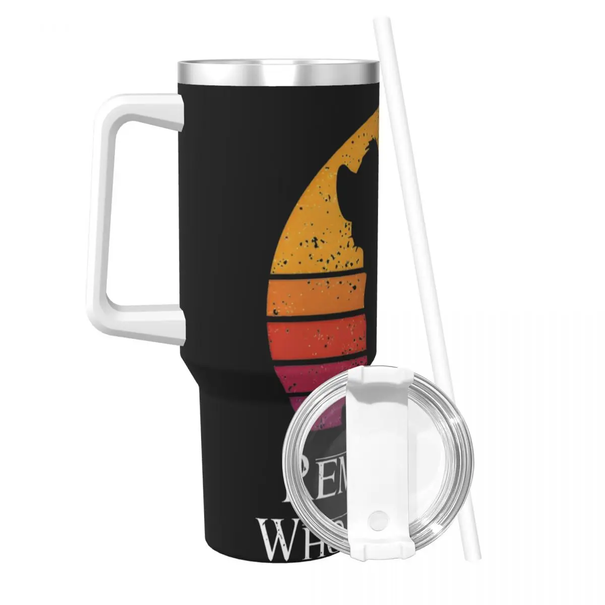 Stainless Steel Tumbler The Lion King Remember Who You Are Car Mugs With Straws Travel Cold and Hot Water Bottle Keep Large Mug