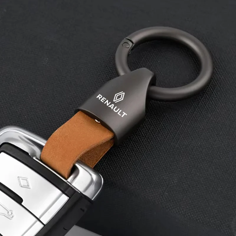 For New Renault Clio Megane Trafic Captur Master Logan RS Accessories Motorcycle Finger Ring metal keychain keyring Key Chain