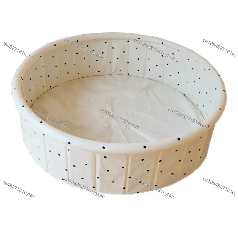 Foldable Polka Dot Inflatable Baby Ball Pool for Indoor Play
