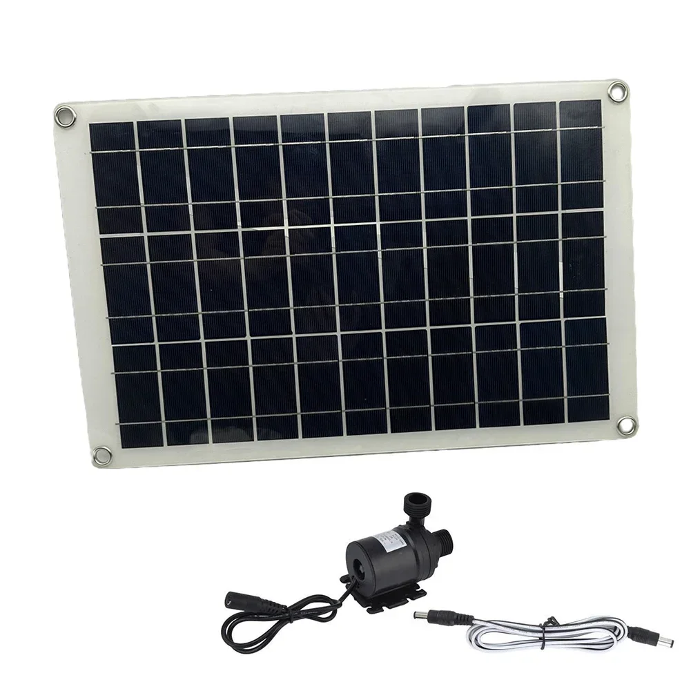 800Lh DC 12V Brushless Solar Water Pump Kits With 50W Solar Panel Pond Garden