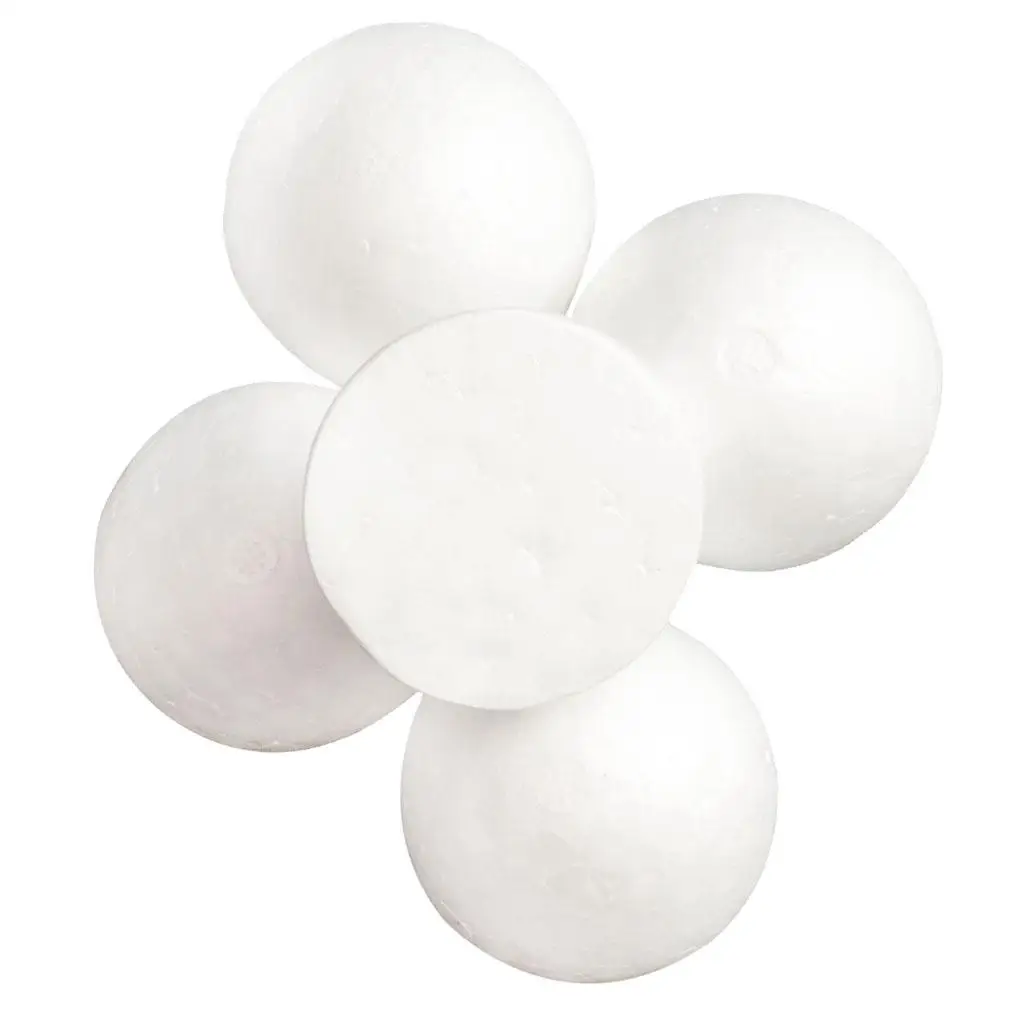 Polystyrene Foam Balls White Craft Balls for DIY Modeling Kids Crafts Christmas Wedding Decoration view 3