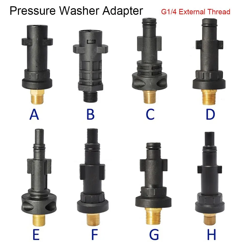 Lance Foam Generator Fitting for Karcher Snow Foam Spray Torch Nozzle External Thread Adapter Quick Connector Pressure Washer