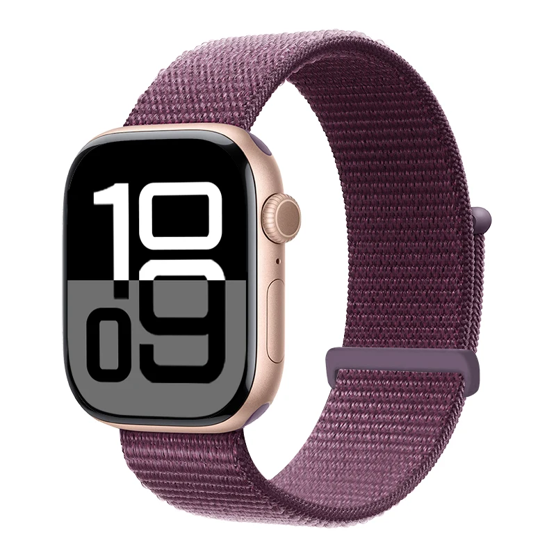 حزام لساعة أبل الفرقة 45 مللي متر 44 مللي متر 40 مللي متر 42 مللي متر 41 مللي متر 46 مللي متر 49 مللي متر الرياضة النايلون حلقة سوار Correa iWatch سلسلة 10 9 SE 8 7 Ultra 2