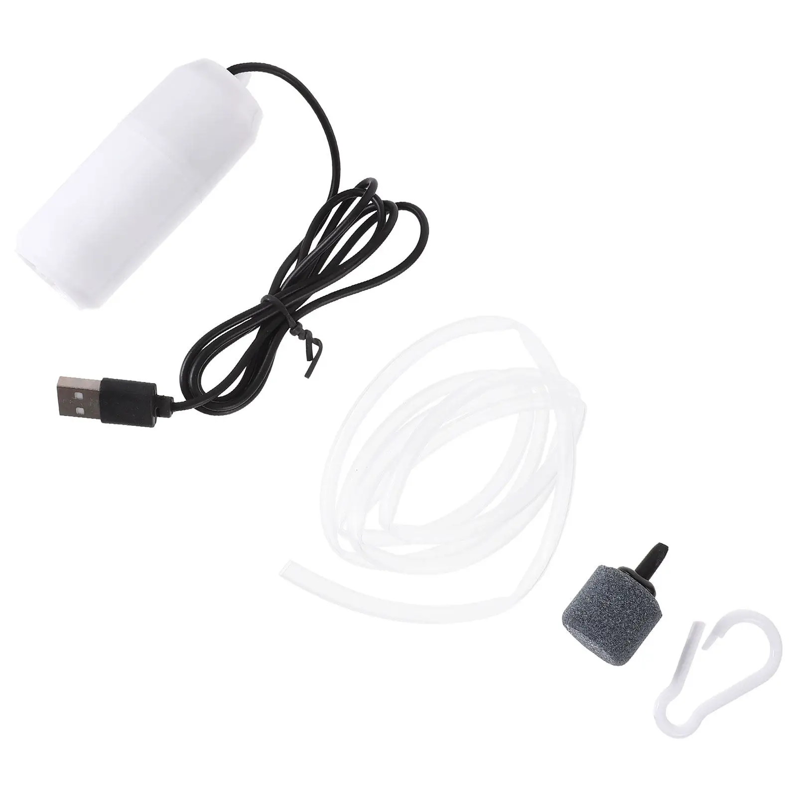 1Set Compact USB Oxygen Aerator Pump for Aquarium and Outdoor Seafood Storage High Efficiency Quiet Operation Fish Tank Air