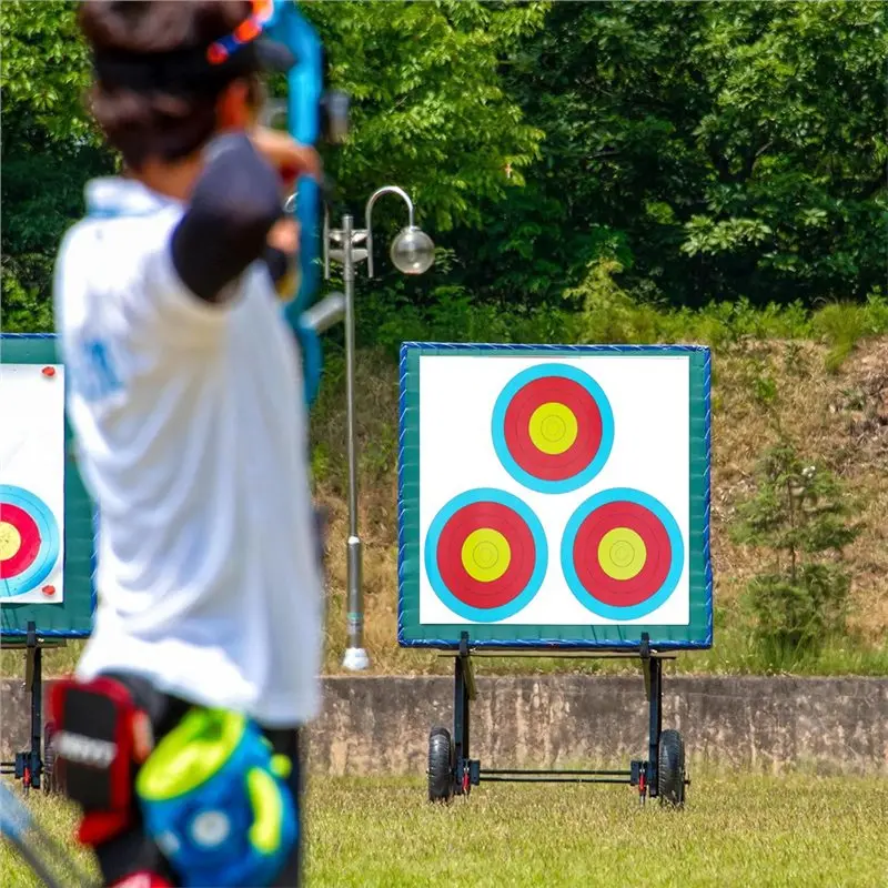 【SPECIAL】Archery Targets Paper 50Pcs 3 Spot, Bow And Arrow For Hunting Backyard Practice Accessories