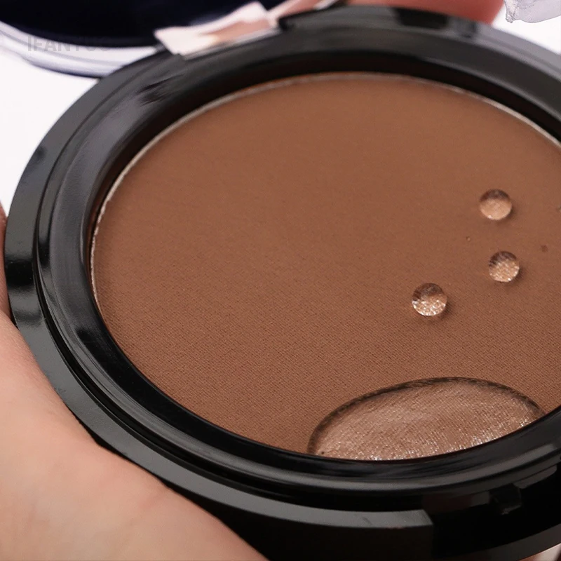 لوحة بودرة تحديد الوجه المقاومة للماء، لمسة نهائية غير لامعة، خط شعر برونزي، تعديل ظلال الأنف، تغطية قابلة للبناء لجميع ألوان البشرة #3