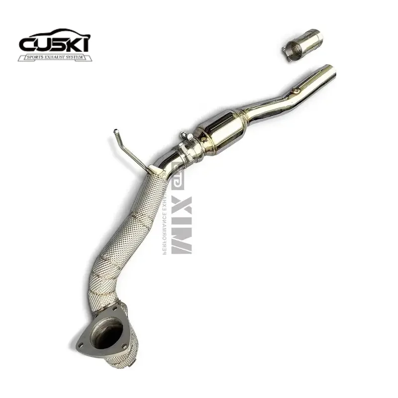 High Flow No Cat Downpipe for 1998-2007 Audi TT MK1 1.8T quality Stainless Steel Exhaust Modification Accessories