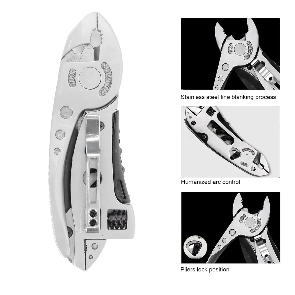 Multitool Adjustable Wrench Jaw Screwdriver Pliers Multitool Set