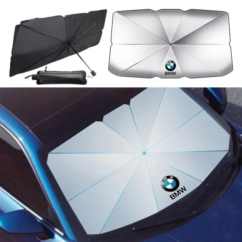 

For BMW 1 2 3 5 series E90 GT X1 X2 X3 X4 X5 X6 Car Windshield Sunshade Umbrella Interior Parasol Auto Protection Accessories