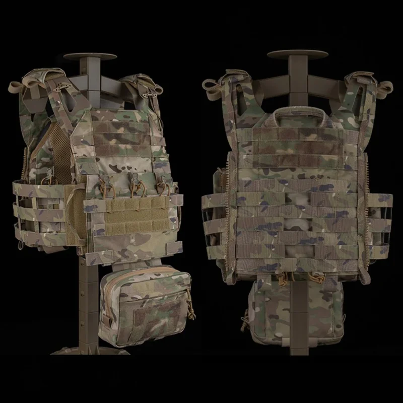 Tactical Hunting Set JPC3.0 Quick-Release Plate Carrier Vest Set With Radio Pouch Molle Triple Mag Pouch Protective Equipment