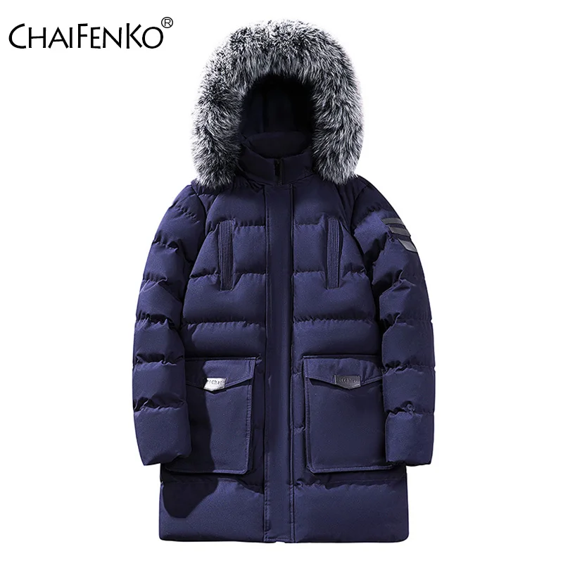 Winter Fashion Removable Hat Men Coat New Thicken Comfort Casual Solid Jacket Outdoors Windproof Versatile Keep Warm Men Parka