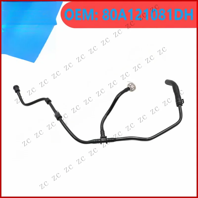 S+ 80A121081DH Coolant Expansion Tank Hose Line Pipe For Audi Q5 2.0L 2018-2020