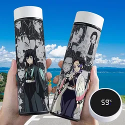 Demon Slayer Tokitou Muichirou Kochou Shinobu Cup Anime Peripheral Cartoon Cute Thermos Cup Kawaii Kettle Display Temperature