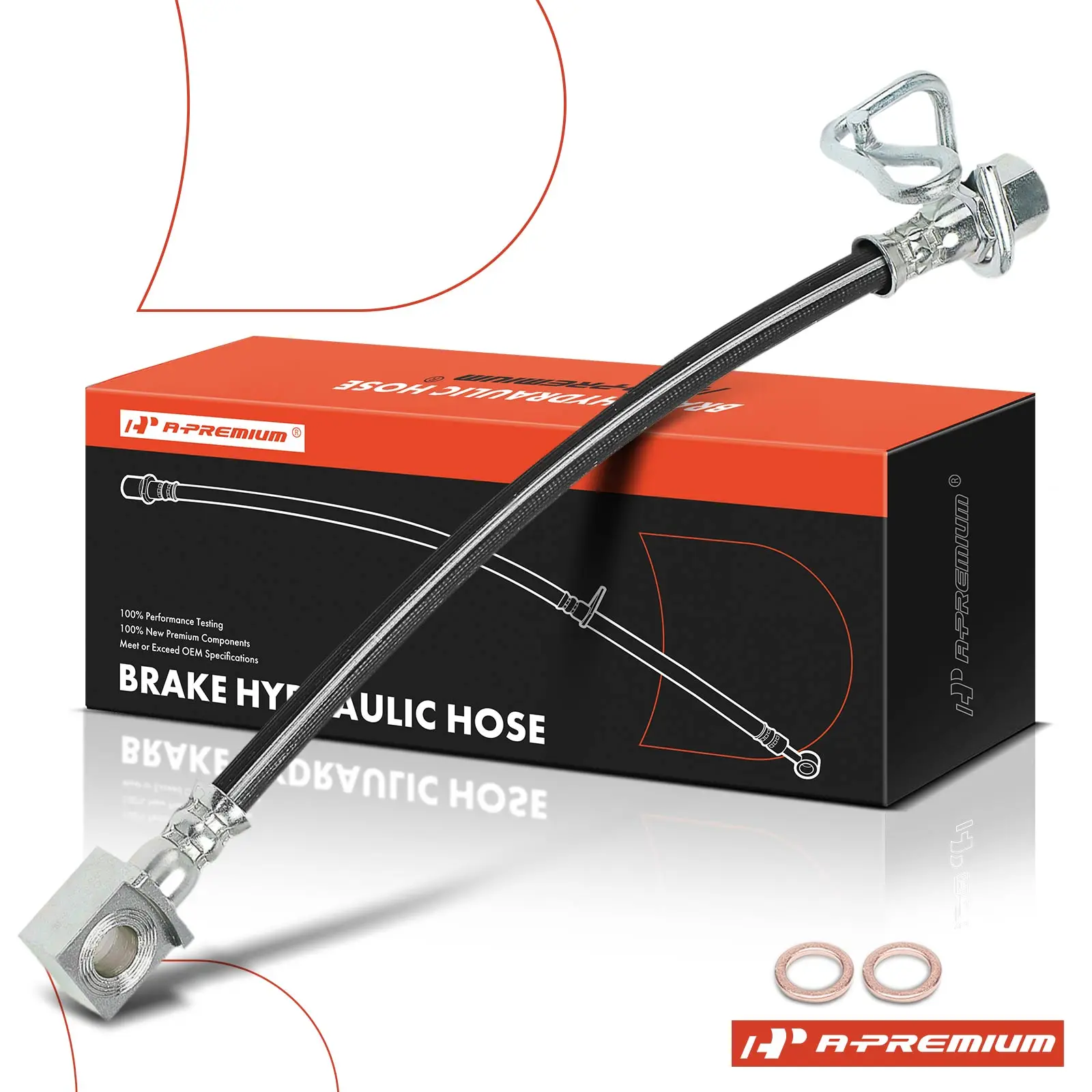 A-Premium Rear Driver Outer Side Brake Hydraulic Hose for Ram 3500 2014