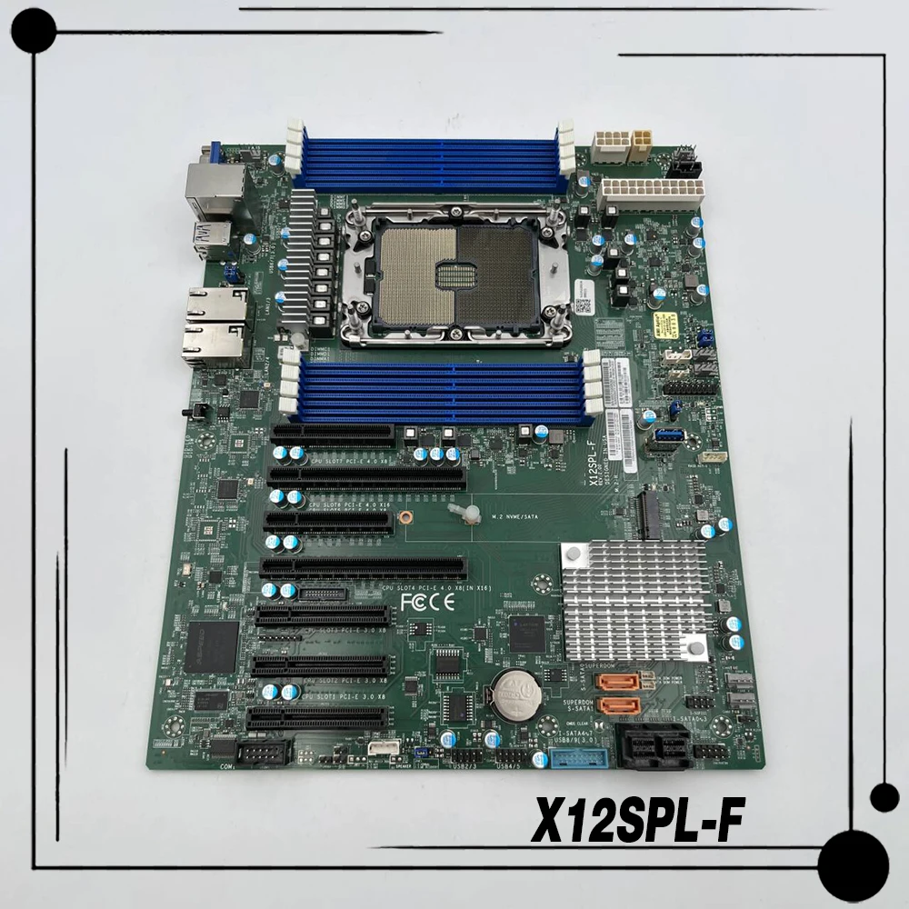 

X12SPL-F для сервера Supermicro ATX, материнская плата Intel C621A LGA-4189 DDR4, масштабируемые процессоры Xeon 3-го поколения, 100% тестирование, быстрая доставка