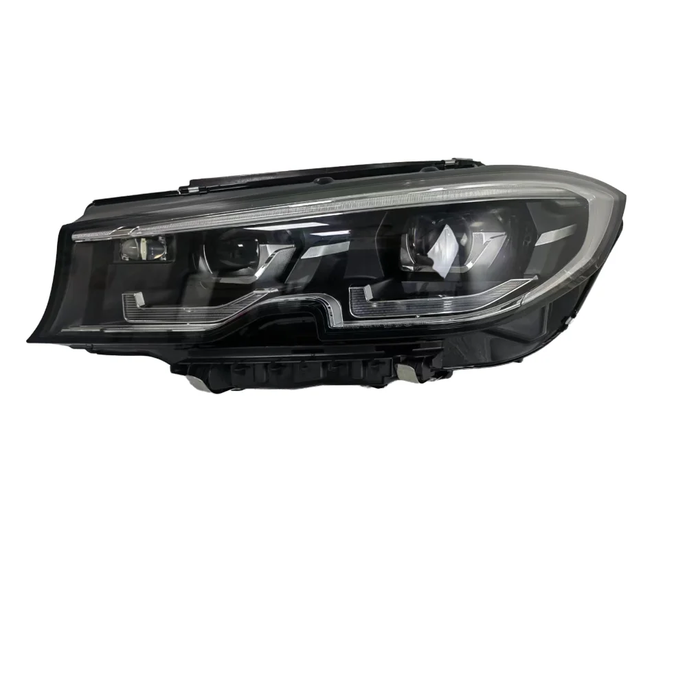 FOR 2020 BMW 3 Series G20 LED Headlamps With Turn Signal DRL Yellow/White Light Bulbs New Condition OE Car