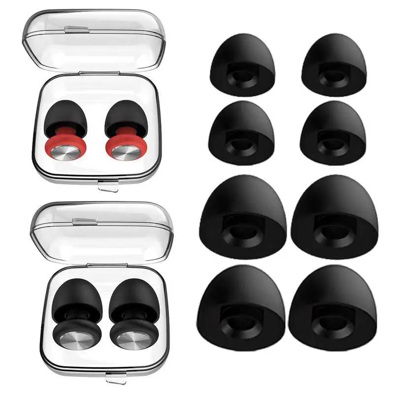 

Noise Canceling Earplugs Soft Silicone Reusable Noise Proof Earplug Waterproof Noise Filter Creating Sleeping Ear Protector