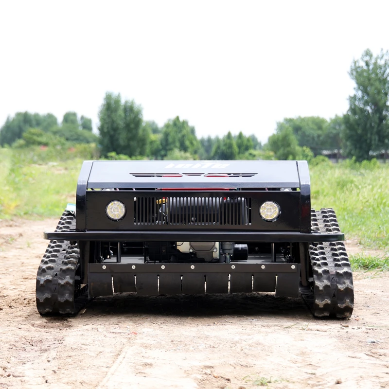 Samobieżna kosiarka elektryczna Robot zdalnie sterowany ciągnik siodłowy z ostrzem Konfigurowalny