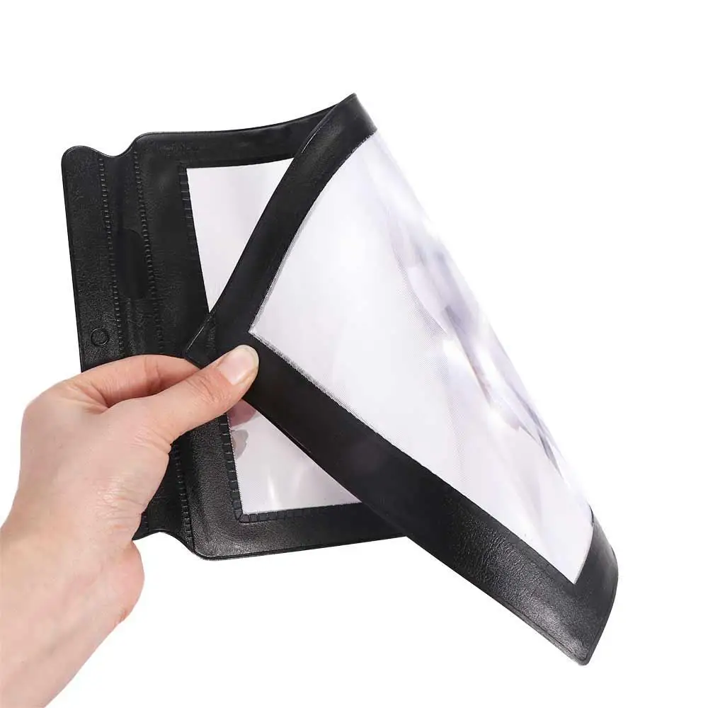 Magnification Aid A4 Lenses Large Sheet Magnifier 3X Portable Magnifying Glass PVC Useful Loupe Science Tool Reading Book