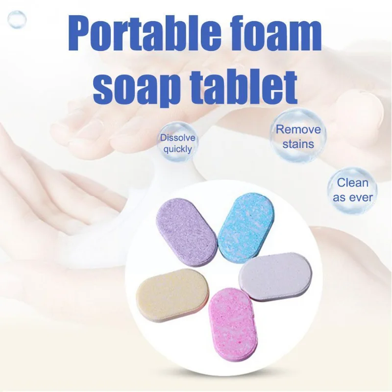 

1-10pc Refills Automatic Soap Dispenser Foam Tablet Foaming Hand Soap Dispenser Jasmine Rose Lemon Aloe and Ocean Body Cleansers