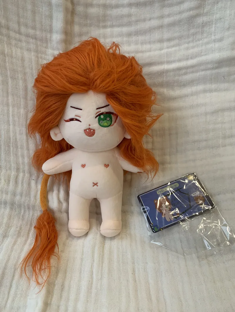 

In Stock Game Ensemble Stars あんさんぶるスターズ! 20cm Naked Doll Tsukinaga Leo Es Mini Plushie Figure Models Mascot Doll Toys