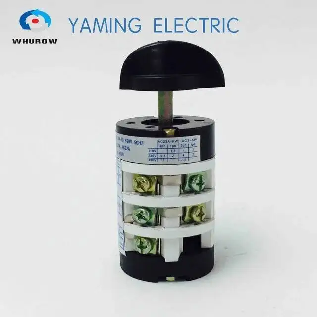 

Комбинированный Переключатель HZ5B-20/3, только для демонтажа, три полюса, 20 А, точечные контакты серебристого цвета