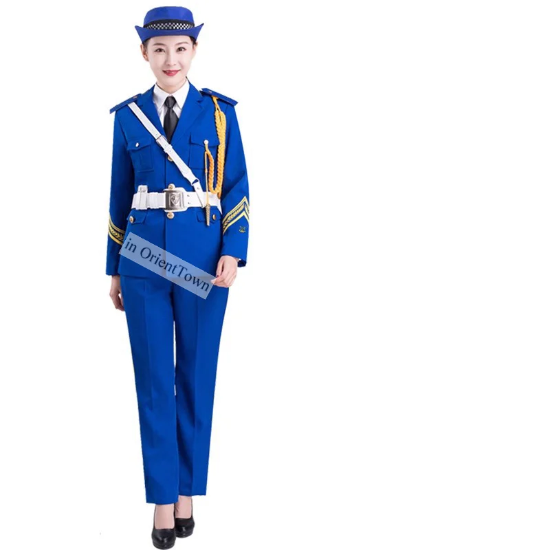 Student Nationale Vlag Verhogen Uniform Vlag Kleur Guard Raiser Kleding Ceremoniële Band Koor Hoed + Jas + Broek of Rok CT050