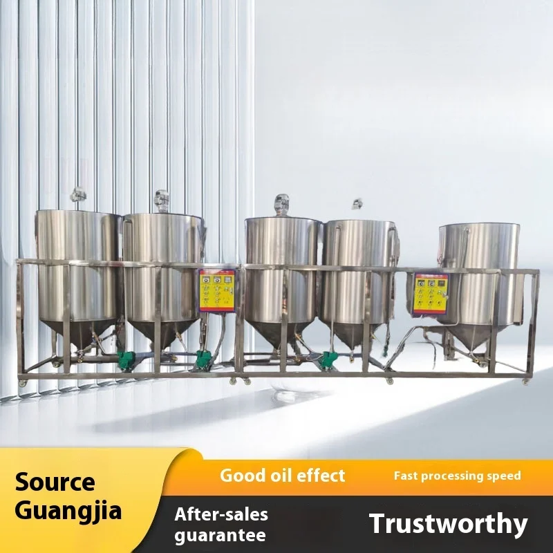 Small Equip, New Type Tea Seed Pressure Pressing And Refining Production Line, Complete Set Of Cold Pressed Walnut Oil 2025