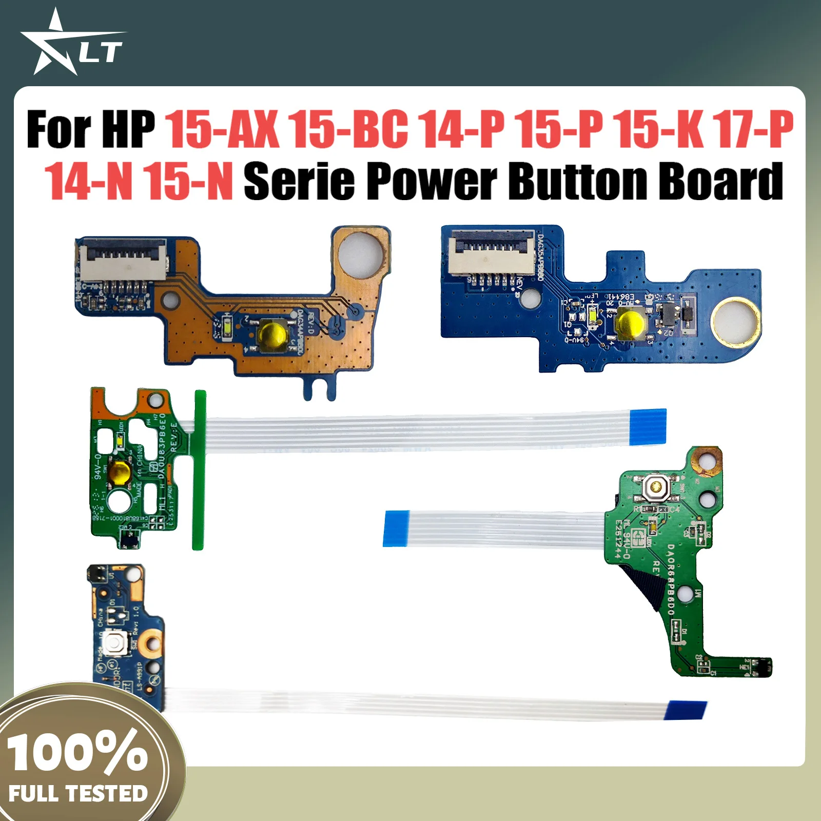 For HP 15-AX 15-BC 14-P 15-P 15-K 17-P 14-N 15-N 15-R 250 G3 17-e Serie Power Button Board DAG35APB8B0 DAY14APb6D0 DA0R68PB6D0