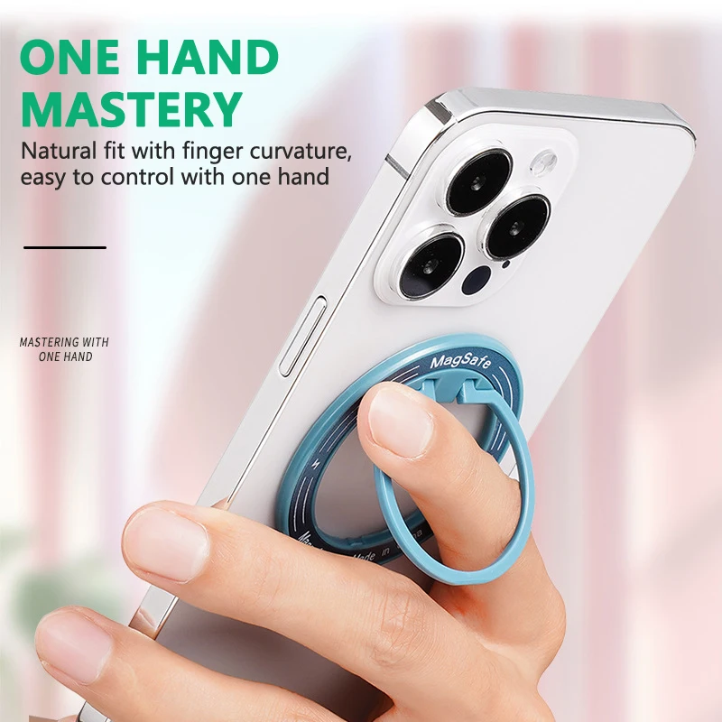 

Магнитное кольцо на палец для телефона MagSafe, держатель для Iphone 12 13 Pro Max, мини Магнитная подставка для телефона, крепление, аксессуары для смартфонов